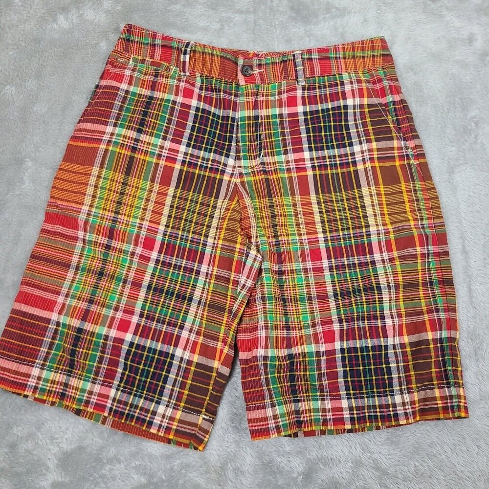 Polo Ralph Lauren Boys Size 14 Madras Plaid Shorts
